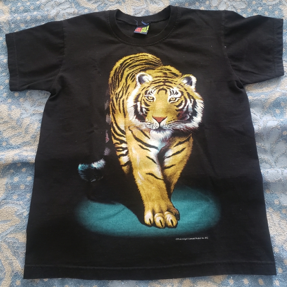 Joligolf Thailand tiger graphic T-shirt black S/M